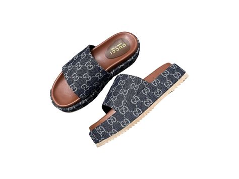 gucci plateau slippers|Gucci slippers outlet.